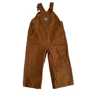 Carhartt kids brown overalls jumpsuit 18m